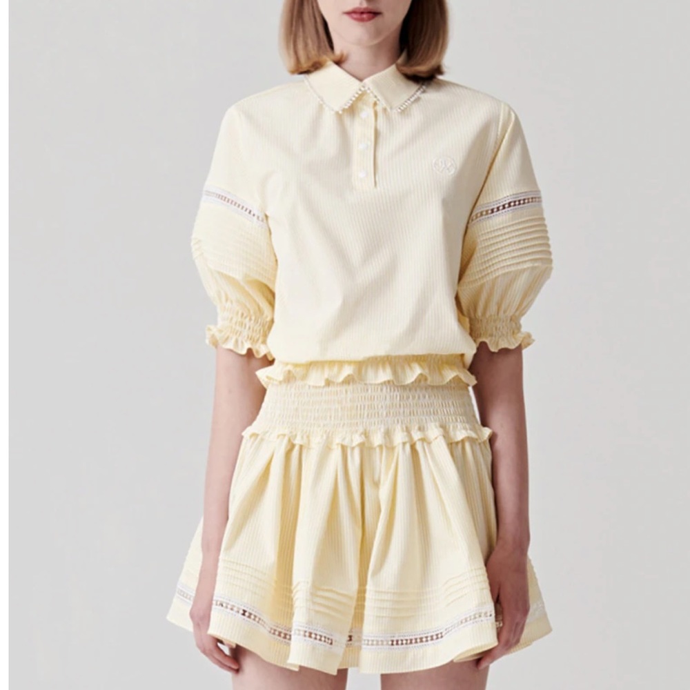 Korean Golf luxury brand UTAA skirt set